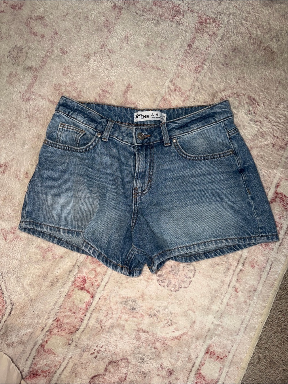 Primark Women's Blue Denim Jean Shorts